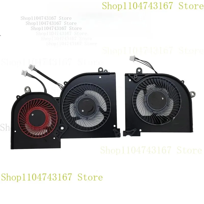 

QIN New for GS65VR P65 MS-16Q1 16Q2 16Q3 8RF 8RE Laptop CPU+GPU Cooling Fan