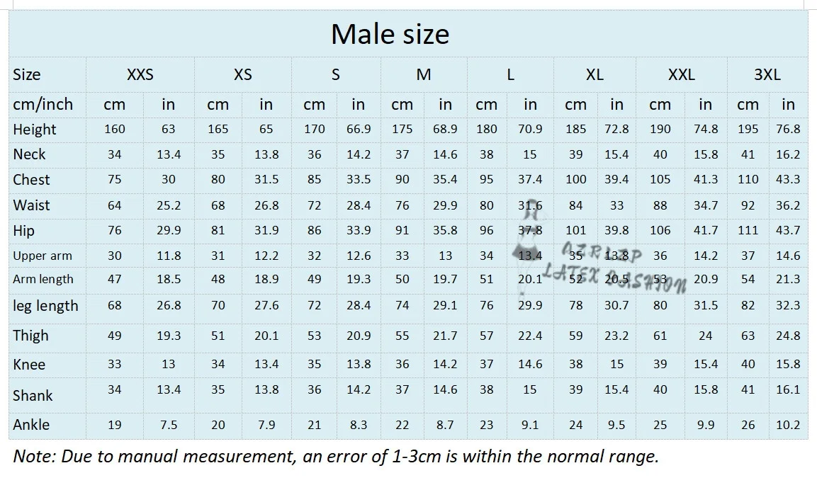 Men's Latex  Black and Red Catsuit 0.4mm Rubber Bodysuit