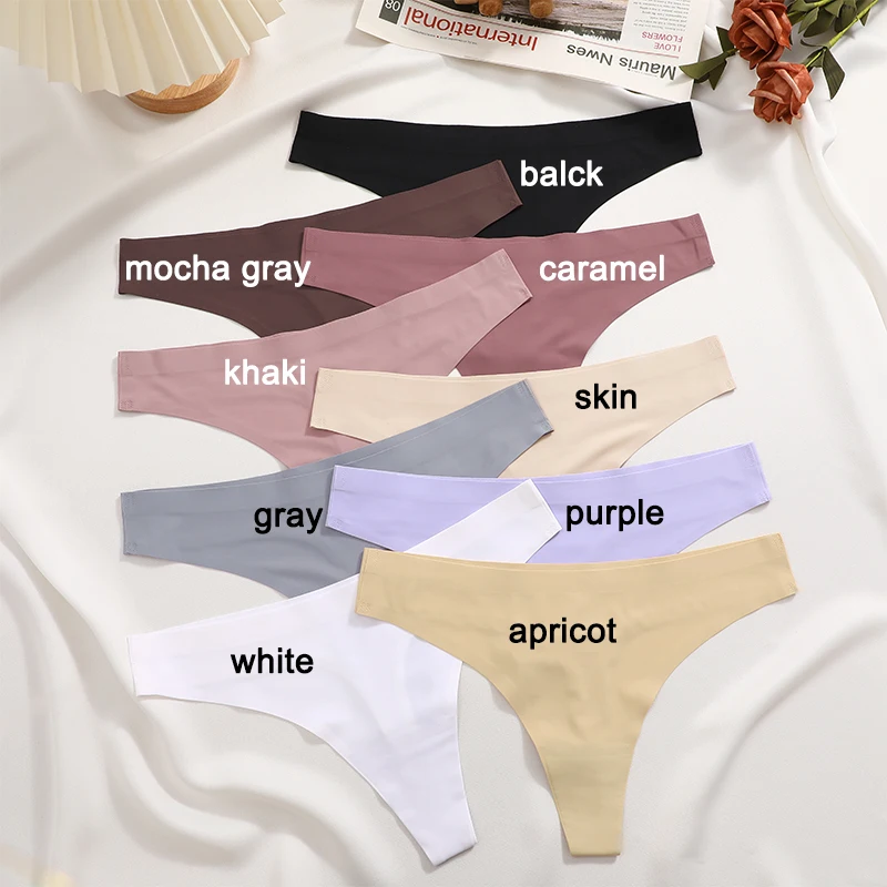3PCS/SET Sexy G-String Underwear Breathable Female T-back Intimate Lingerie Sea… - Image 6