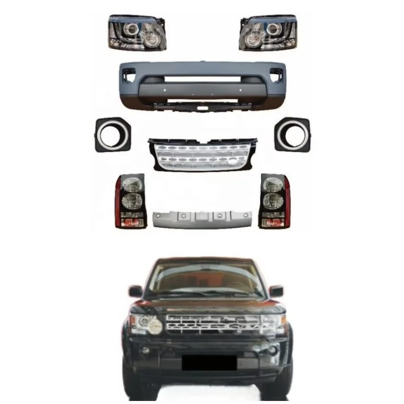 

Factory Upgrade Facelift Bodykit for Land Rover Discovery 4 LR4 2010 Upgrade to Discovery 4 LR4 2014 Bodykit
