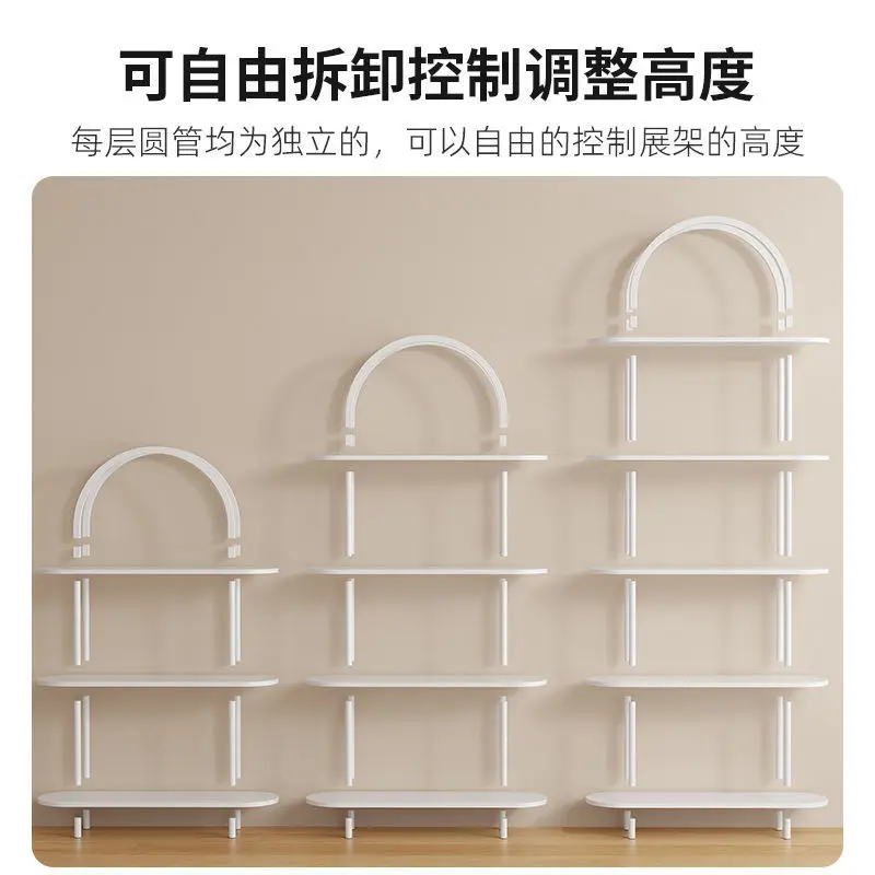 Cosmetics display cabinet, product display cabinet, live broadcast room, product storage rack, beauty salon display rack factory