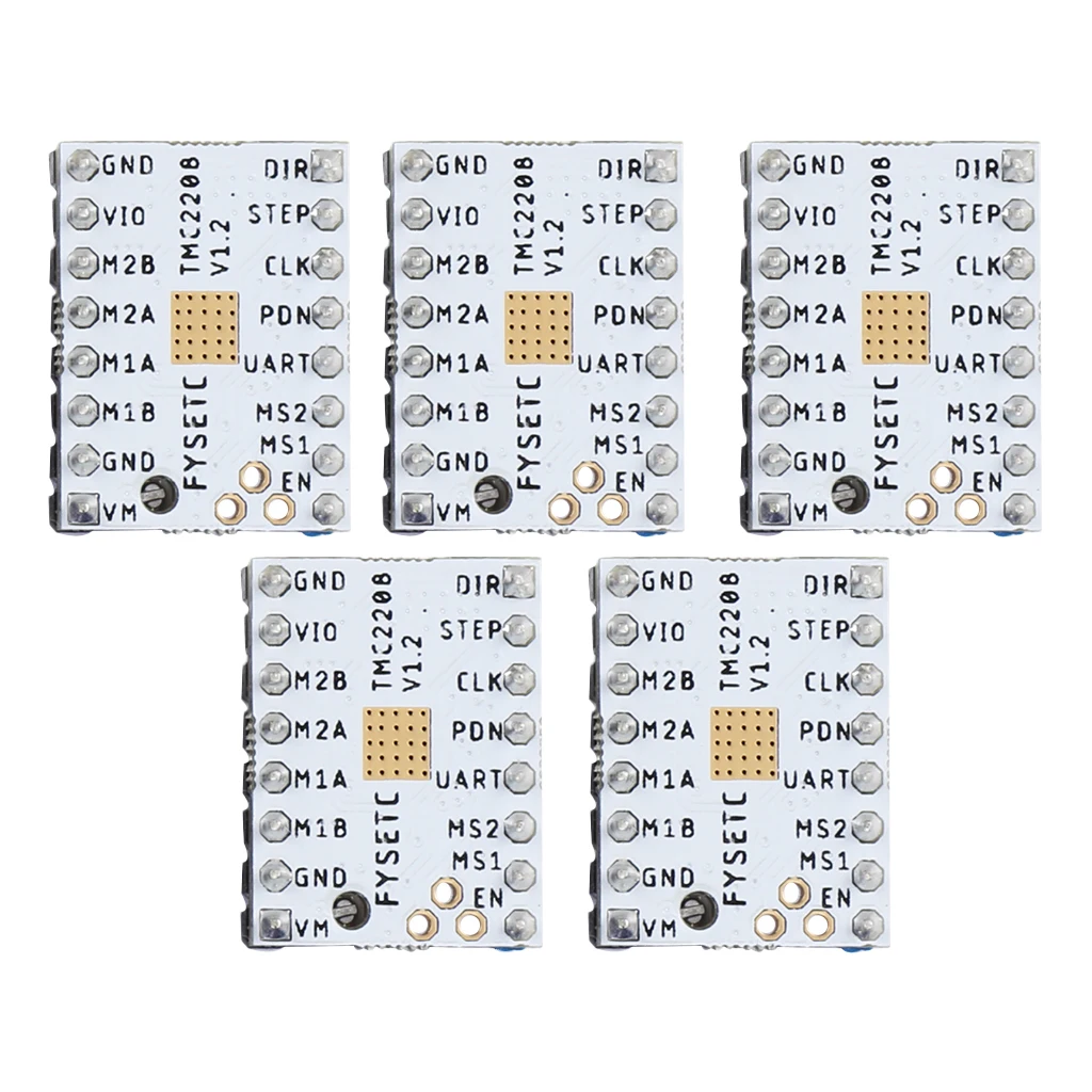 TMC2208 Stepper Motor Driver Microstep Silent Board 256 Subdivision Controller for 3D Printer Upgrade