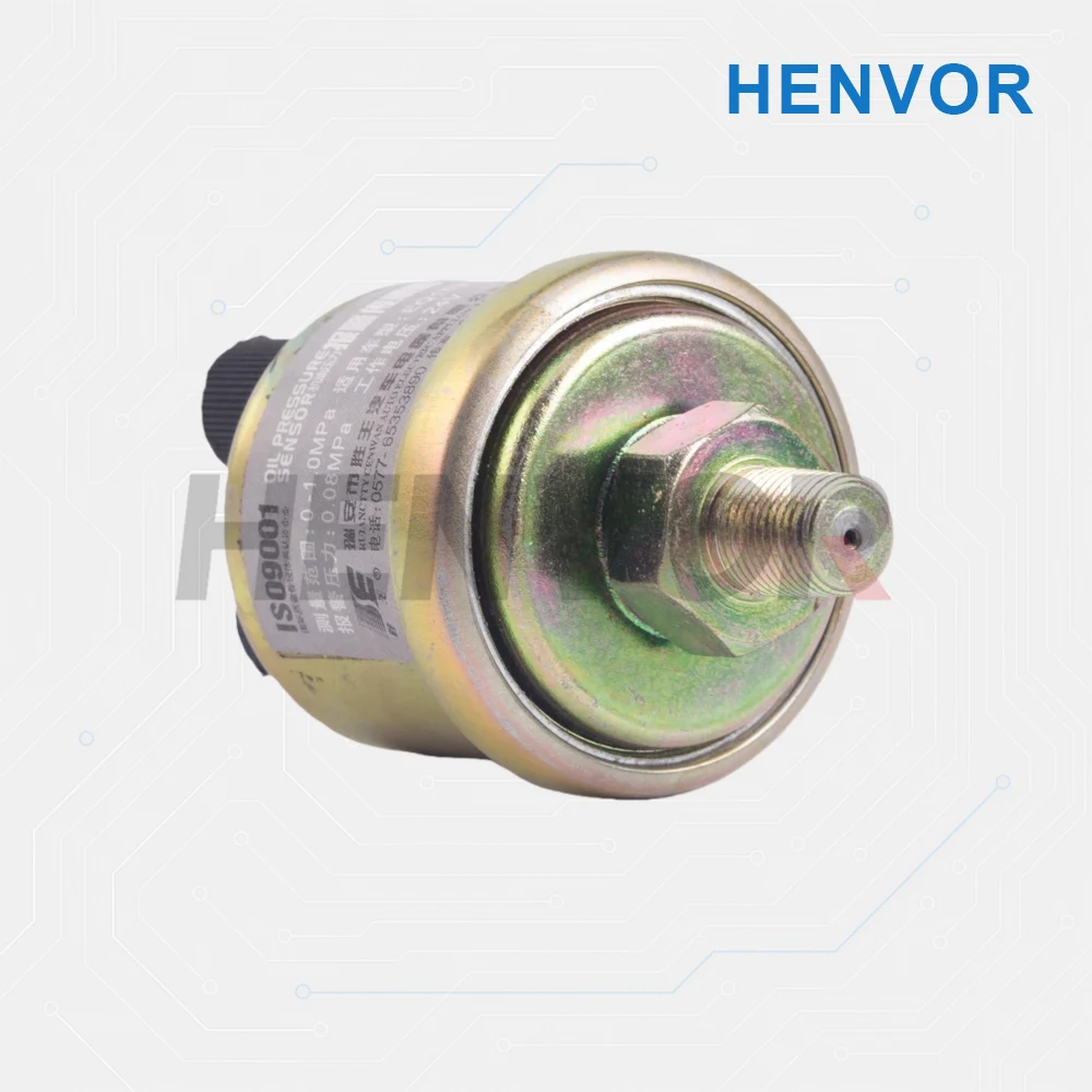 10mm Oil Pressure Sensor EQ153 Alarm Pressure Plug 0.08MPa 6-24V 0-1MPa Stepping Motor for Diesel Generator Parts