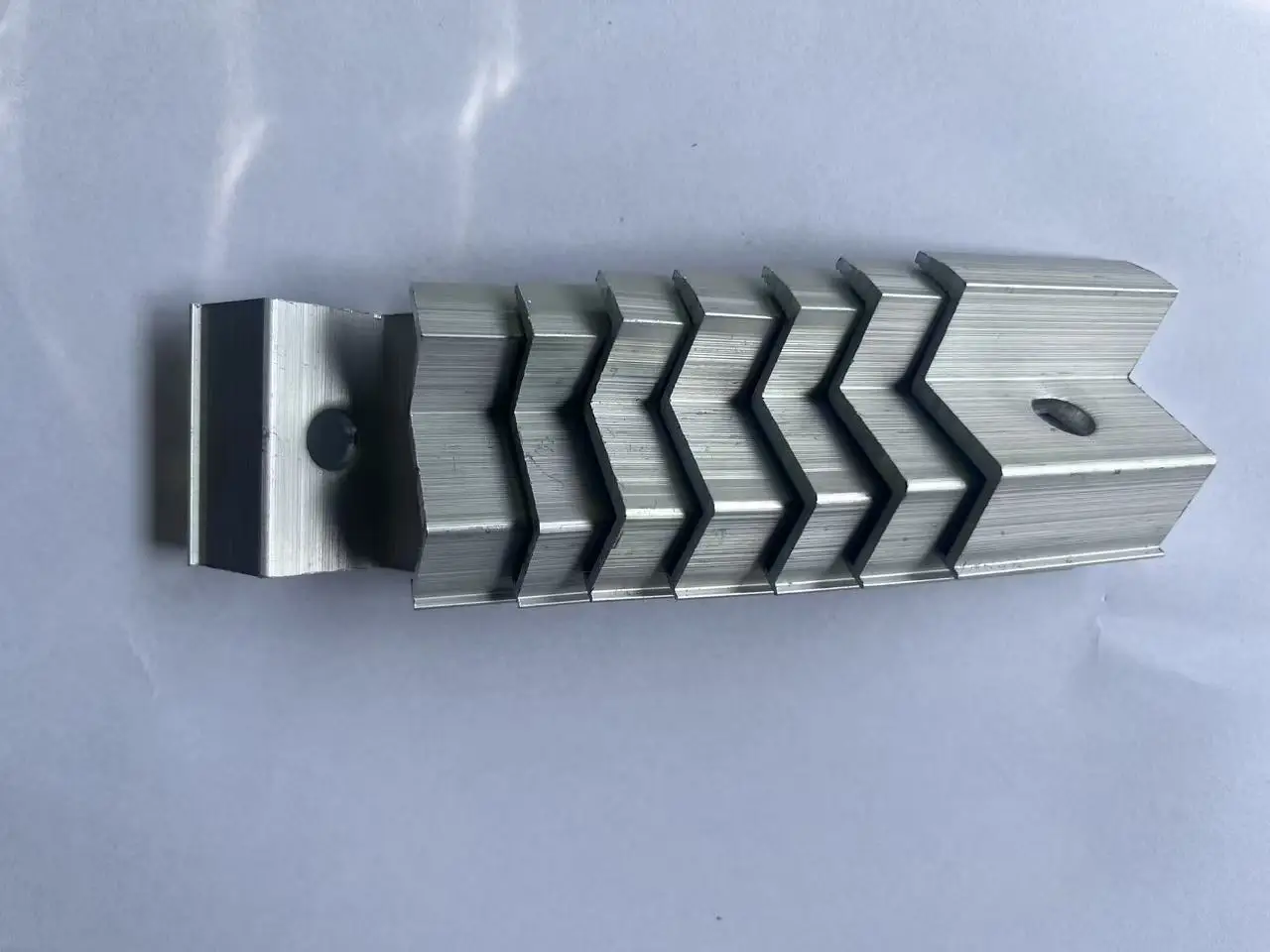 10Pcs Solar Photovoltaic Brackets Aluminum-Alloy Clamp For Solar Module Solar Panel Racking Mounts Accessories PV End Clamps