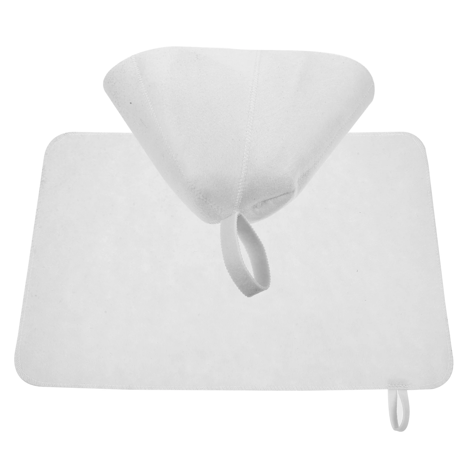 

Felt Sauna Cushion Set Thickened Felt Sauna Hats Grey Shower Spa Bath Caps Lightweight Hair Hats Pad Storage Design