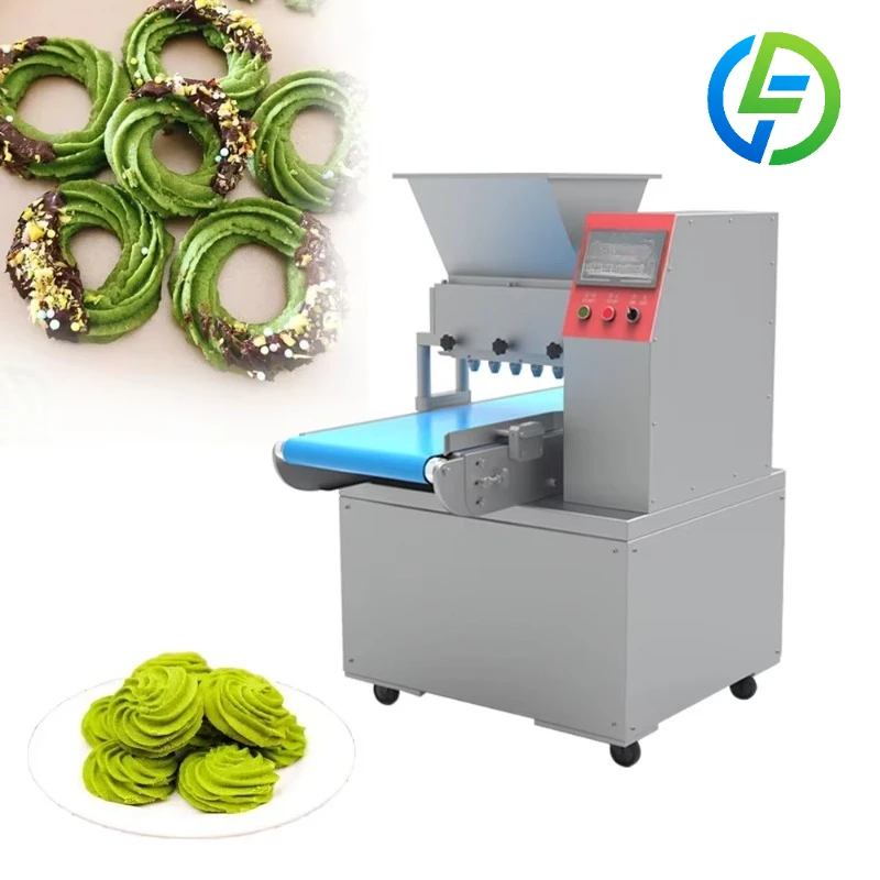 Customize Automatic Stainless Steel 304 Mini Biscuit Cookie Depositor Machine Milk Muffin Macaron Making Multifunctional