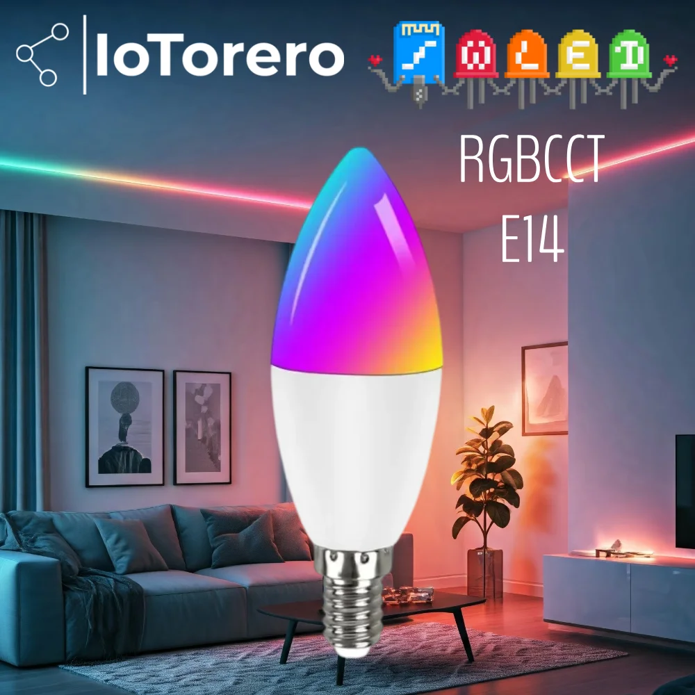 

IoTorero WLED E14 RGBCCT LED Bulb