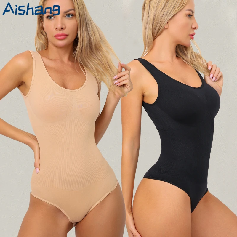 One Piece Seamless Shapewear Women Tummy Control Corset Bodysuit Butt Lift Full Body Shaper Comfortable Slimming Belly Underwear