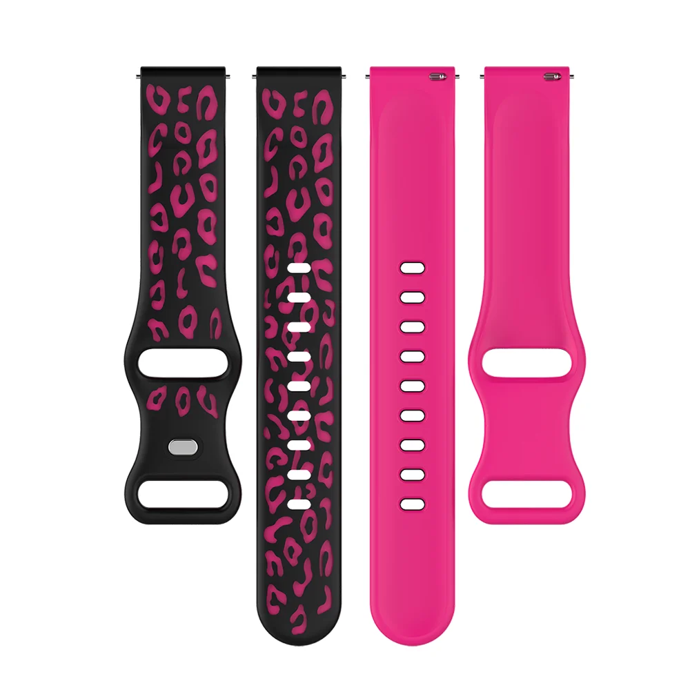 

18mm 20mm 22mm Universal Silicone Watch Strap For Coros Huawei Amazfit Xiaomi Samsung Breathable Quick Release Smartwatch Band