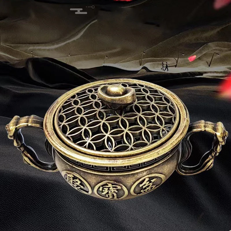 مبخرة صغيرة محمولة بخور الذرة ، حامل أطباق صغير ، مخروط من خشب الصندل ، منفضة سجائر ، غرفة شاي ، ديكور منزلي