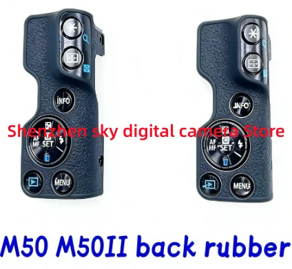 

Новая резиновая накладка на заднюю панель с кнопкой для Canon EOS M50 M50II M50 Mark II, сменные резиновые детали для защиты большого пальца