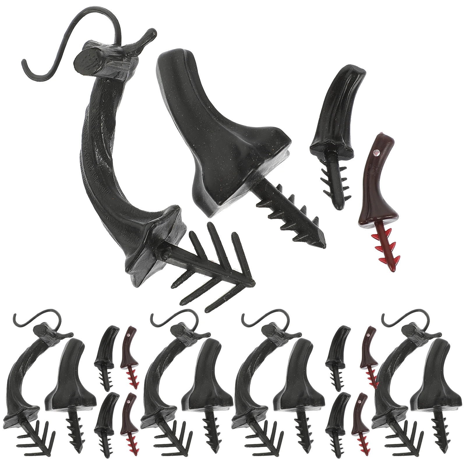 

48 Pcs Pumpkin DIY Supplies Artificial Handle Handles Stem Making Material Garland