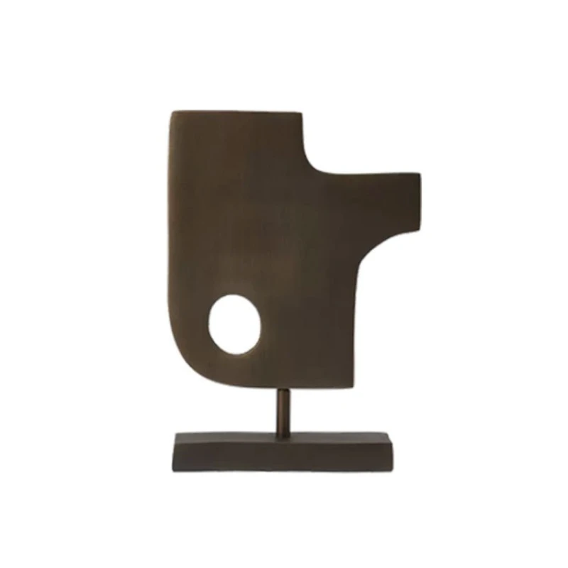 

Modern simple creative abstract ornaments, modern model room sales office study living room soft decoration