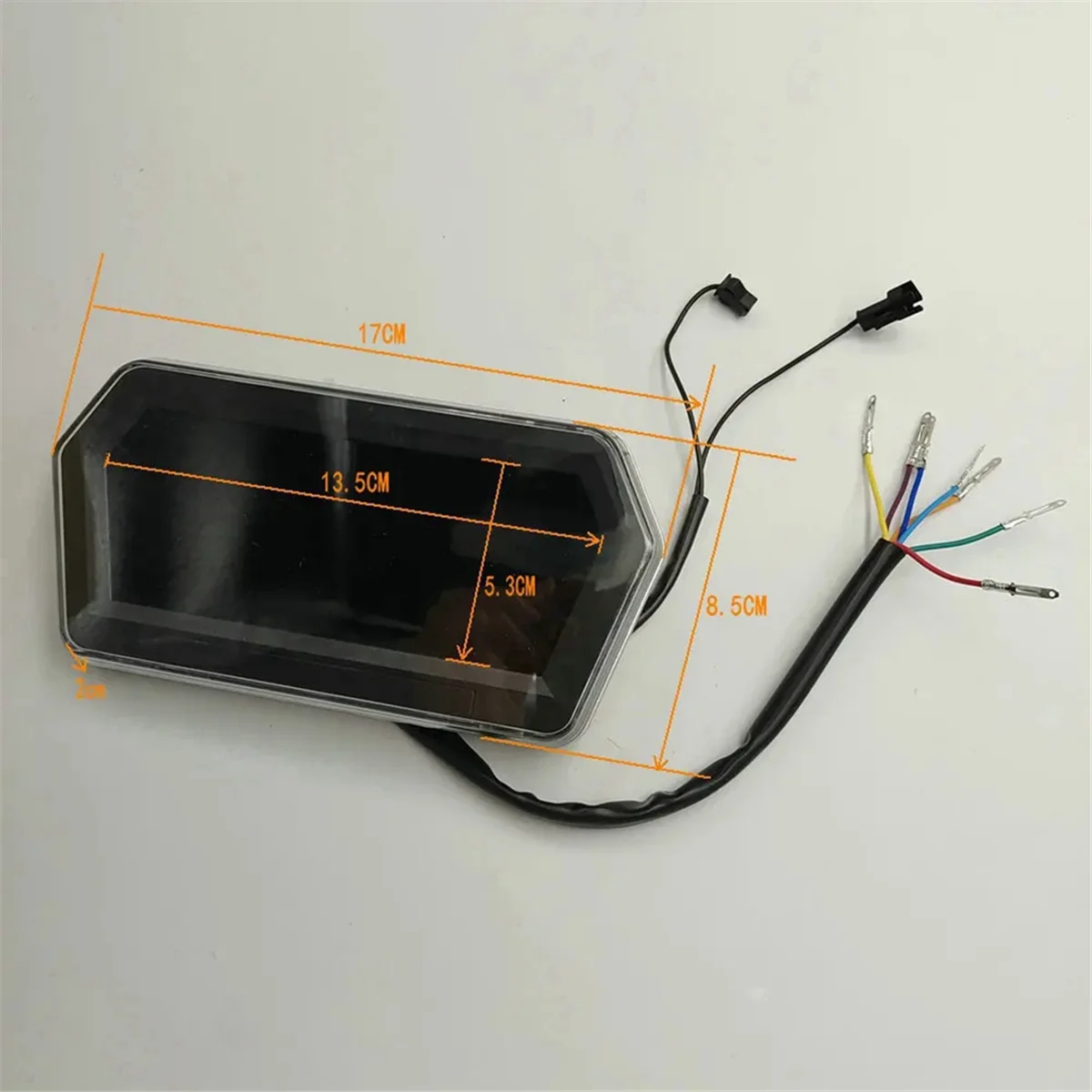 Indicador de nivel de carga de batería para vehículo eléctrico, pantalla Va, instrumento de motocicleta, ECAR, Speedview, medidor de 72V