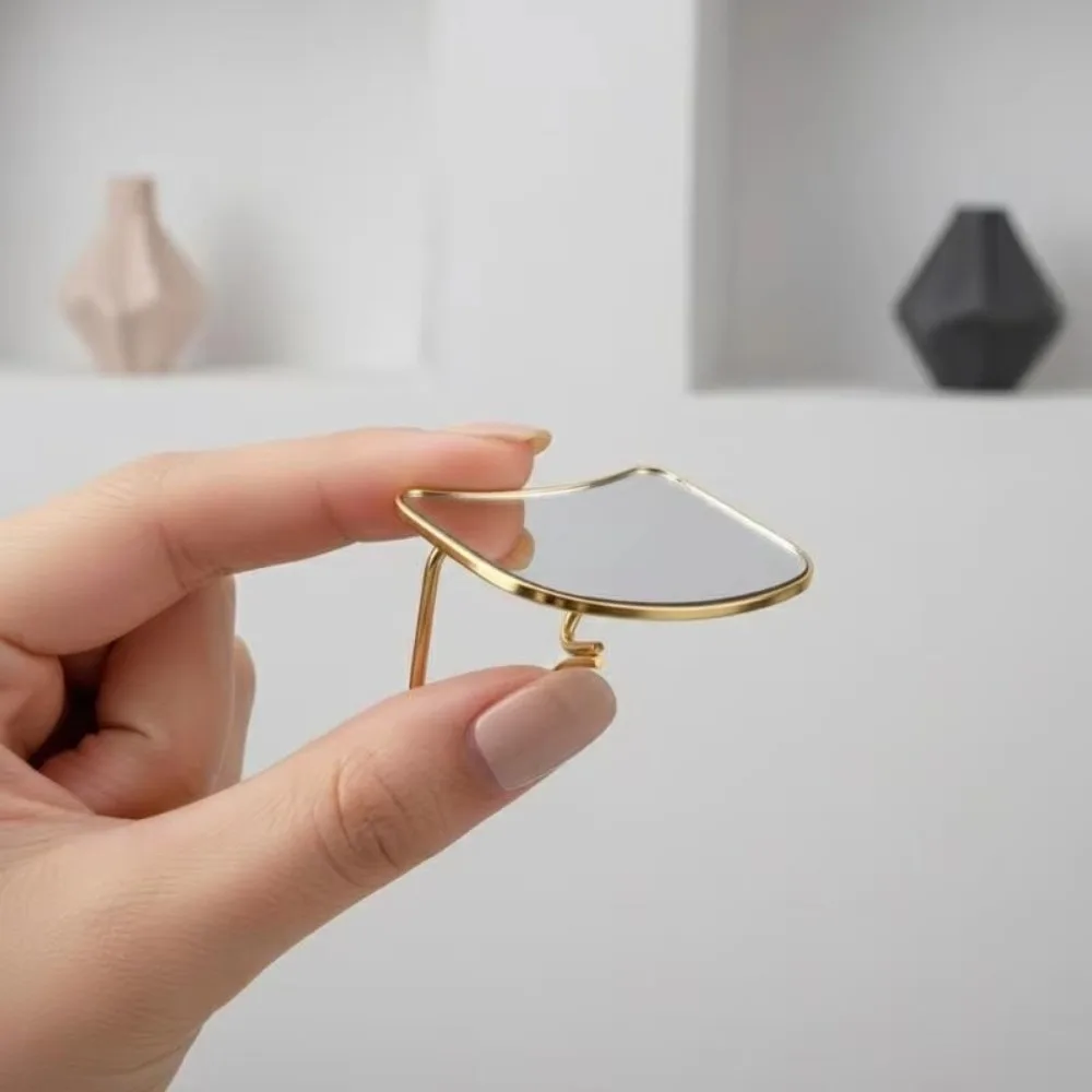 High-Precision Eyelash Inspection Mirror Handleless Design Grafting Application Lash Extension Application Mirror