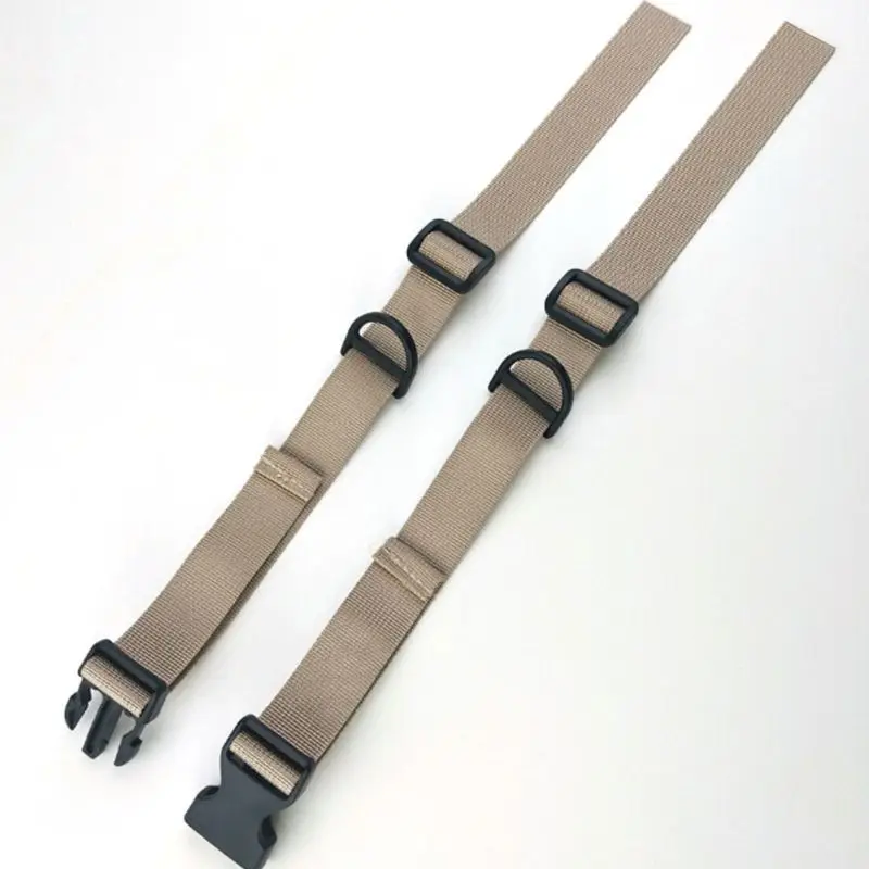 Y166 2 Teile/para Einstellbare Nylon Rucksack Brust Harness Gurtband Brustbein Clip Rep