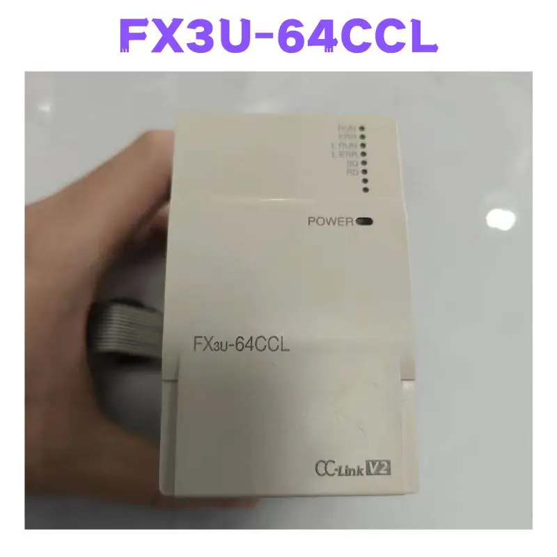 

Second-hand FX3U-64CCL FX3U 64CCL PLC Module Tested OK
