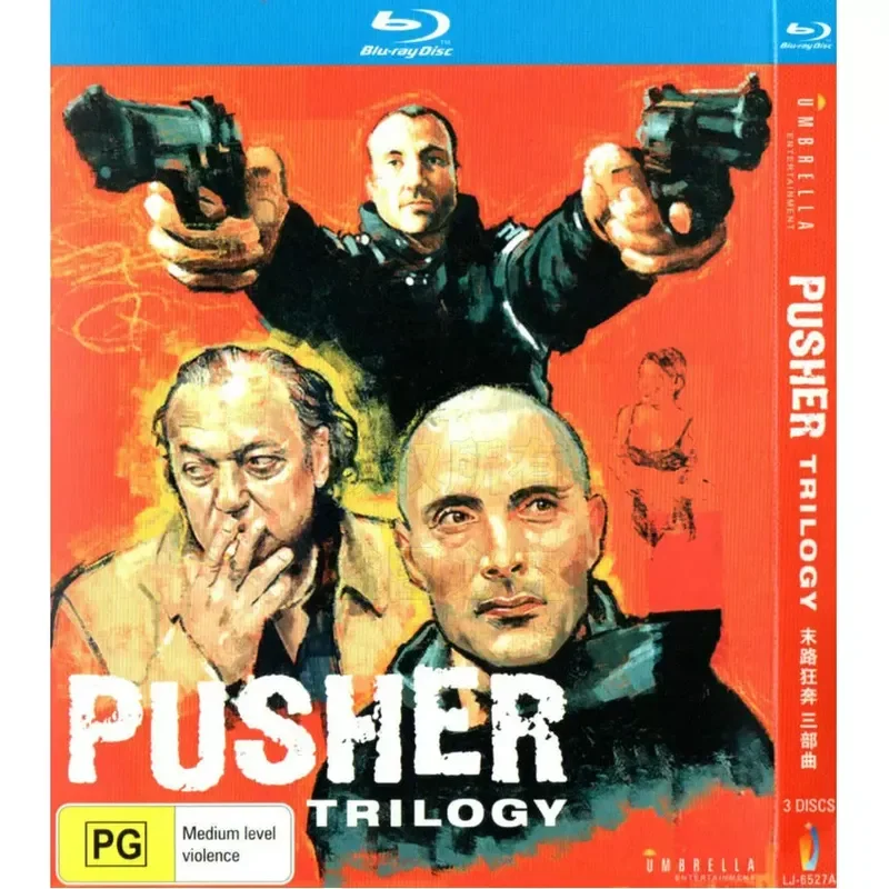 Danish Action Crime Thriller Film The End of the Run Trilogy High Definition BD Blu-ray 3 Disc