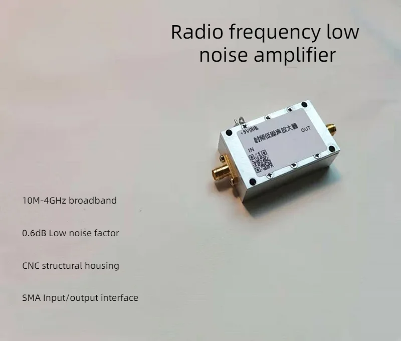 RF Low Noise Amplifier 433M GPS Low Noise Amplifier 0.01-4G Low Noise Receiving LNA