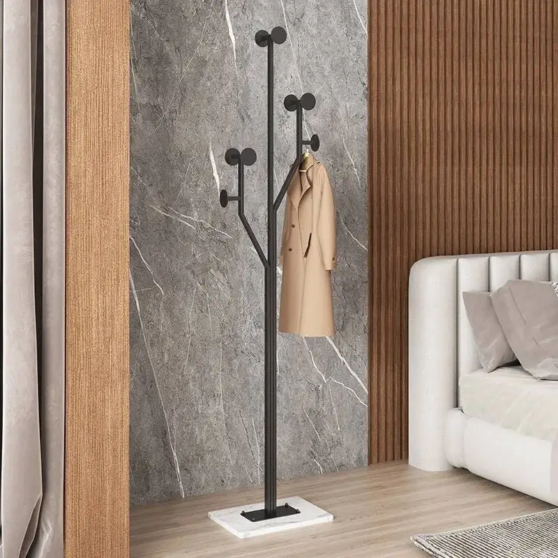 

Place Metal Aesthetic Minimalist Saving Clothes Rack Hallway Nordic Clothes Stand Golden Black Perchero De Pie Furniture Bedroom