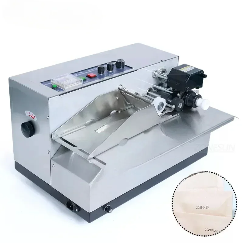 ZS-MY380 10-25mm Thickness MY-380F Produce Solid Dry Ink Roll Coding Card Bag Date Printer Machine