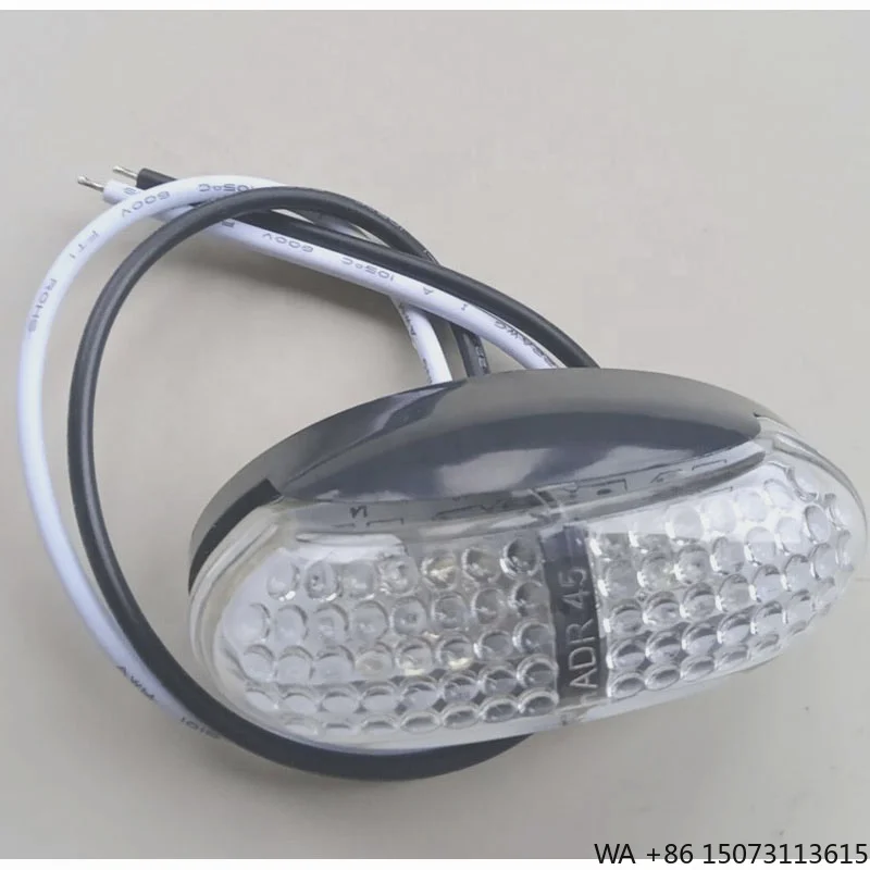 Hot Selling 10-30V 2 LED Red-Amber-White Dual Color Side Light for Car Truck Trailer