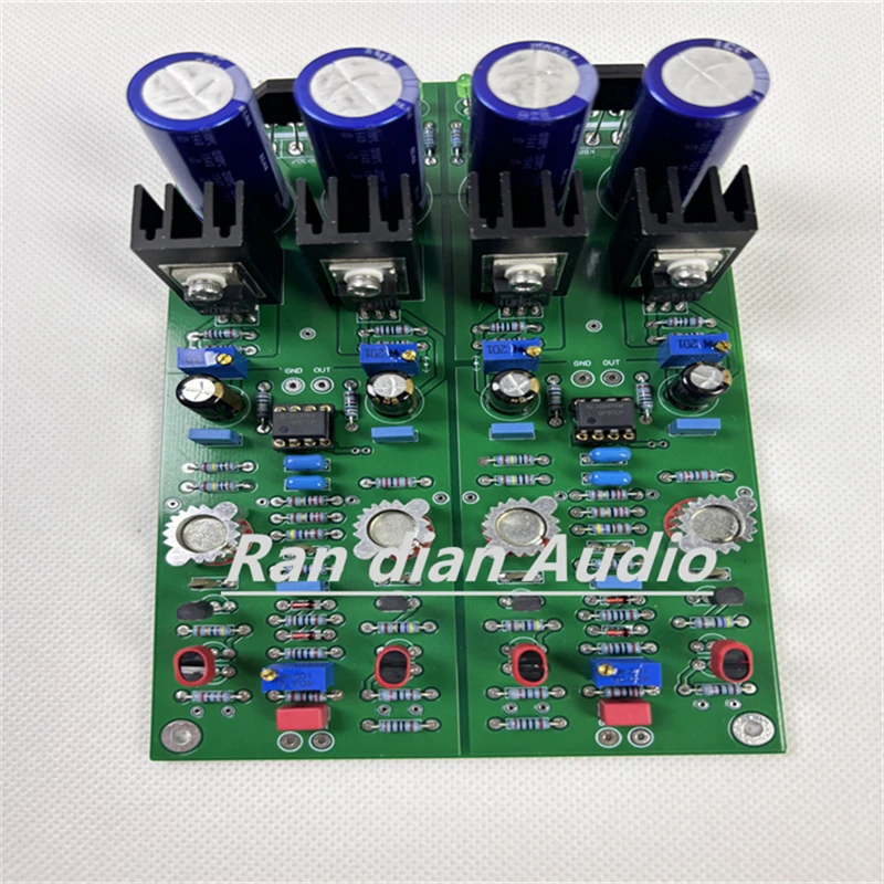 Mark JC-2 line ultra-low distortion field-effect transistor Class A warm sound preamplifier board, ON LM317, LM337 precision