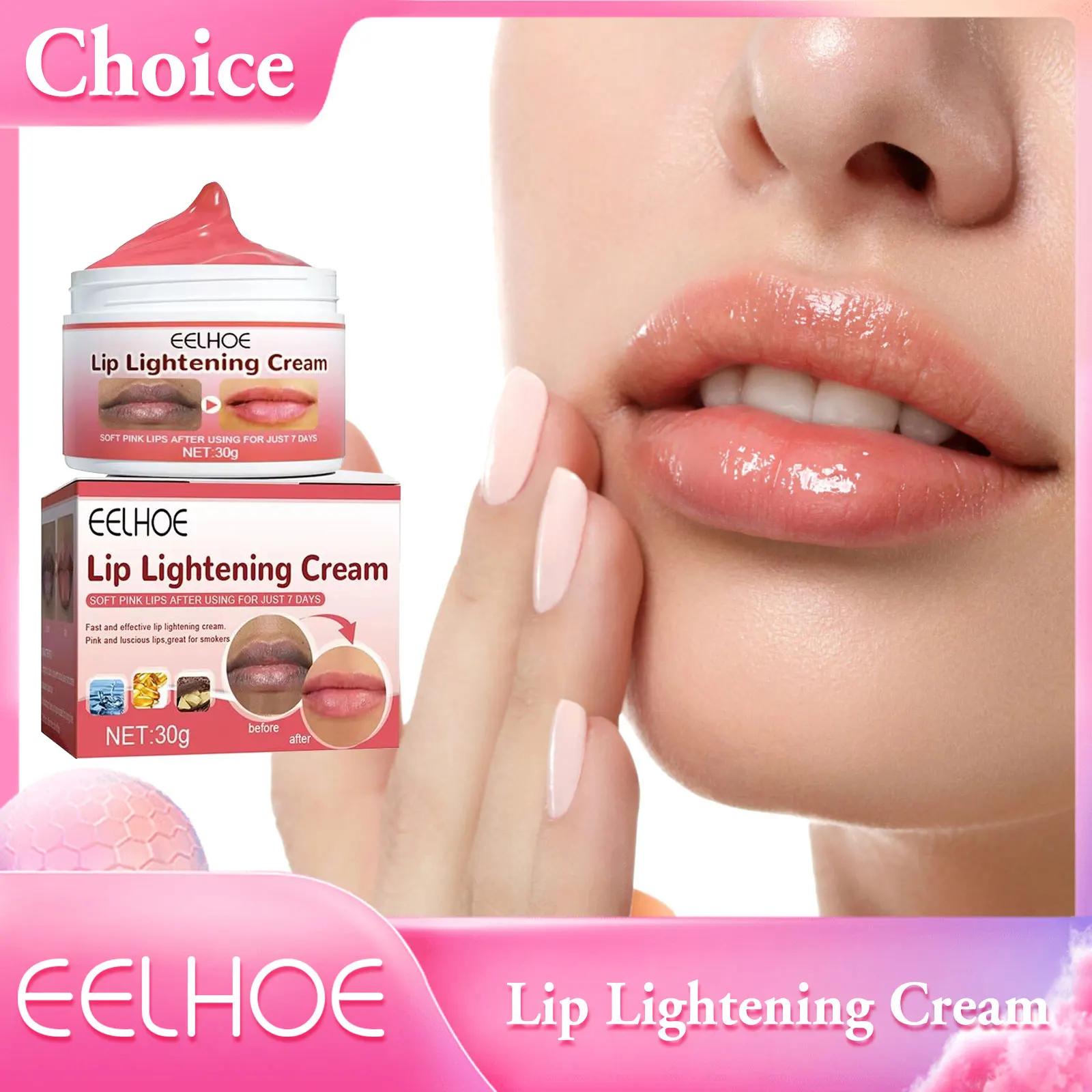 

Lip Moisturizing Cream Repairing Anti Cracking Treatment Exfoliating Removal Lip Lines Nourishing Dark Skin Lightening Lip Balm