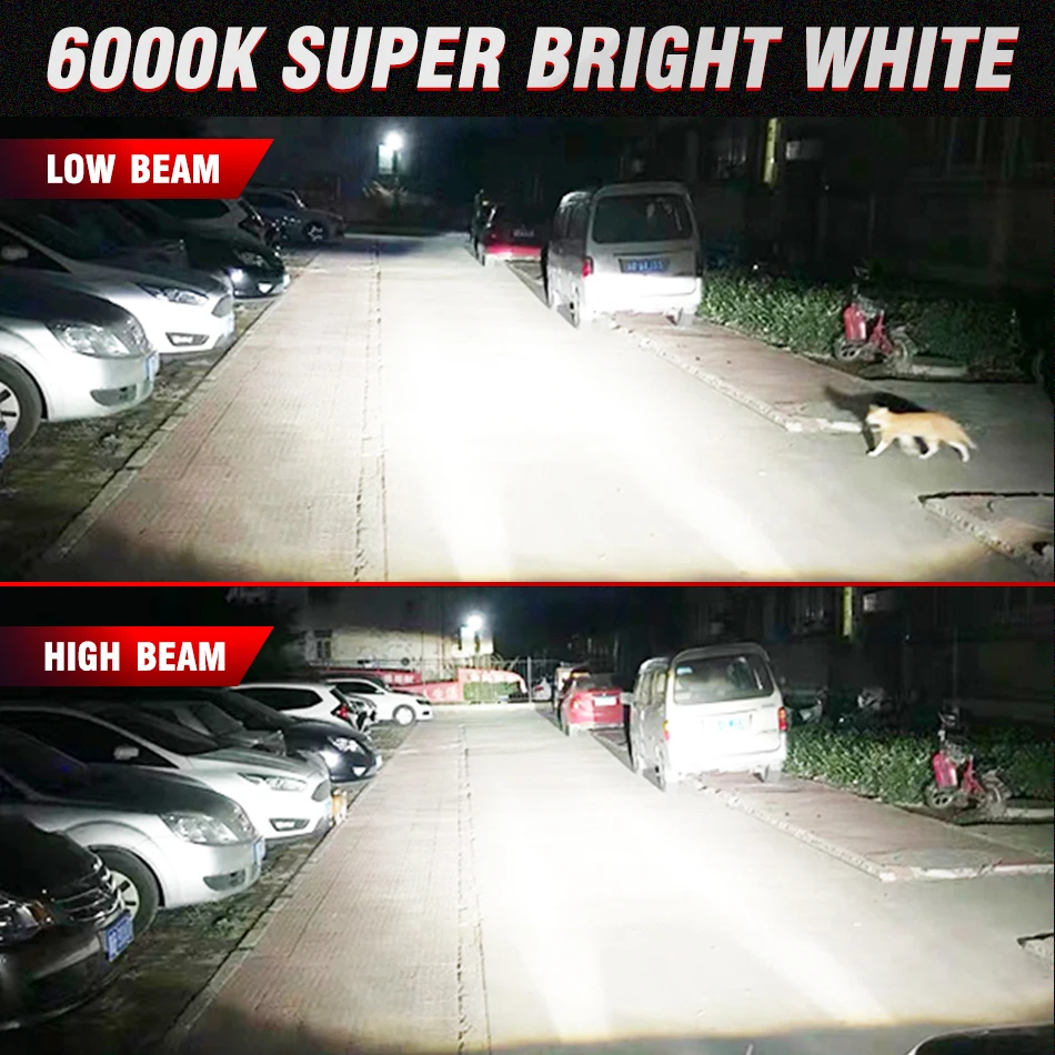 H7 LED سيارة العلوي H11 9005 9006 9012 H8 H9 H1 H4 HB3 HB4 HIR2 مصباح تلقائي 6000K الأبيض السوبر مشرق لمبة ضوء 36 قطعة 9094 CSP 12 فولت