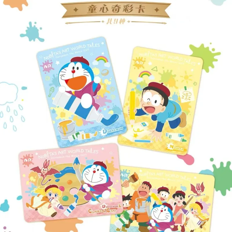 KAYOU Authentic Doraemon Card DaXiong's Painting Adventure and Shadow Bag Kawaii Anime Peripheral Collection Card Gift