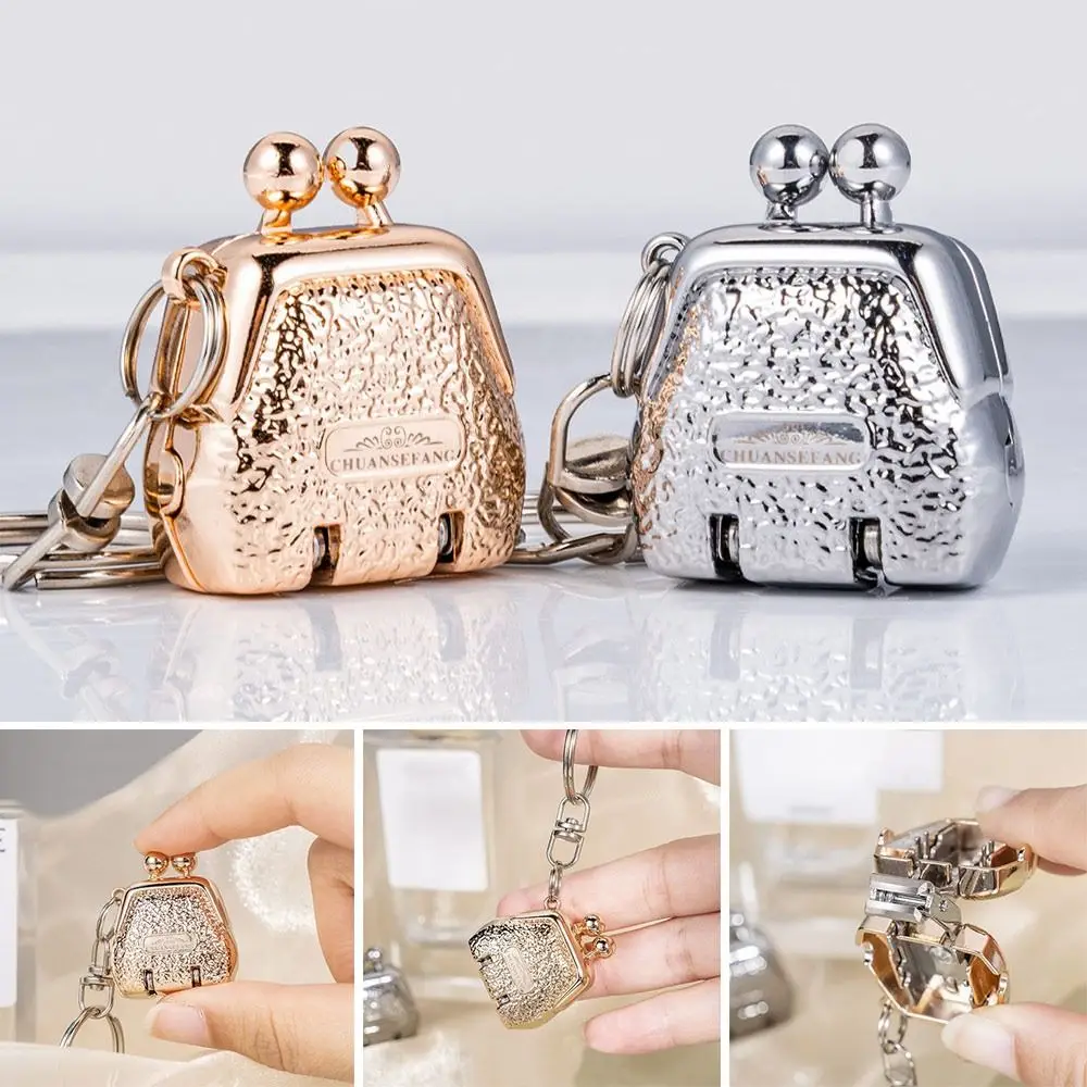 Neue Edelstahl Fingernagelknipser Trim Nägel Nagelwerkzeug Nagelschneidezange Faltbares Gepäckfach Schlüsselanhänger für Unisex