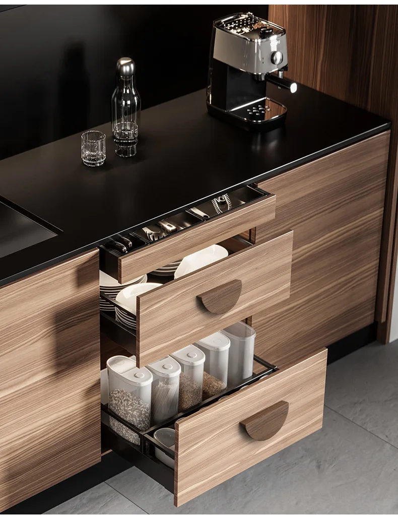 Nordic Halbkreis Holz Schrank Griffe Schublade Knöpfe Kleiderschränke Griff Hardware Kinderzimmer Möbel Zubehör Türgriffe – Detail 6