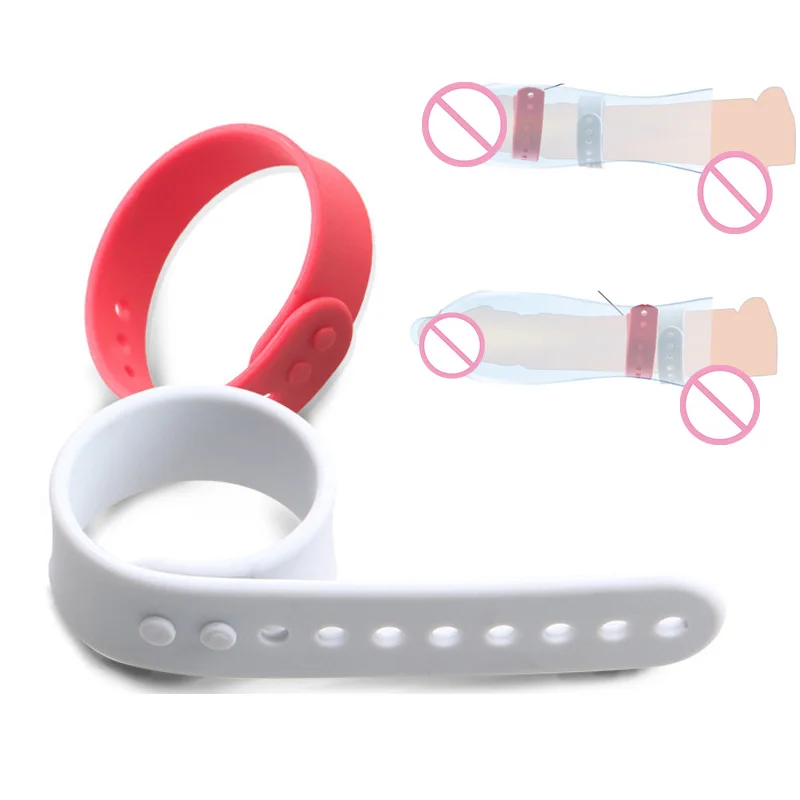 Adjustable Silicone Foreskin Correction Penis Rings  Delay Ejaculation Male Cock Ring Sex Toys For Men Day/Night Use Cockrings