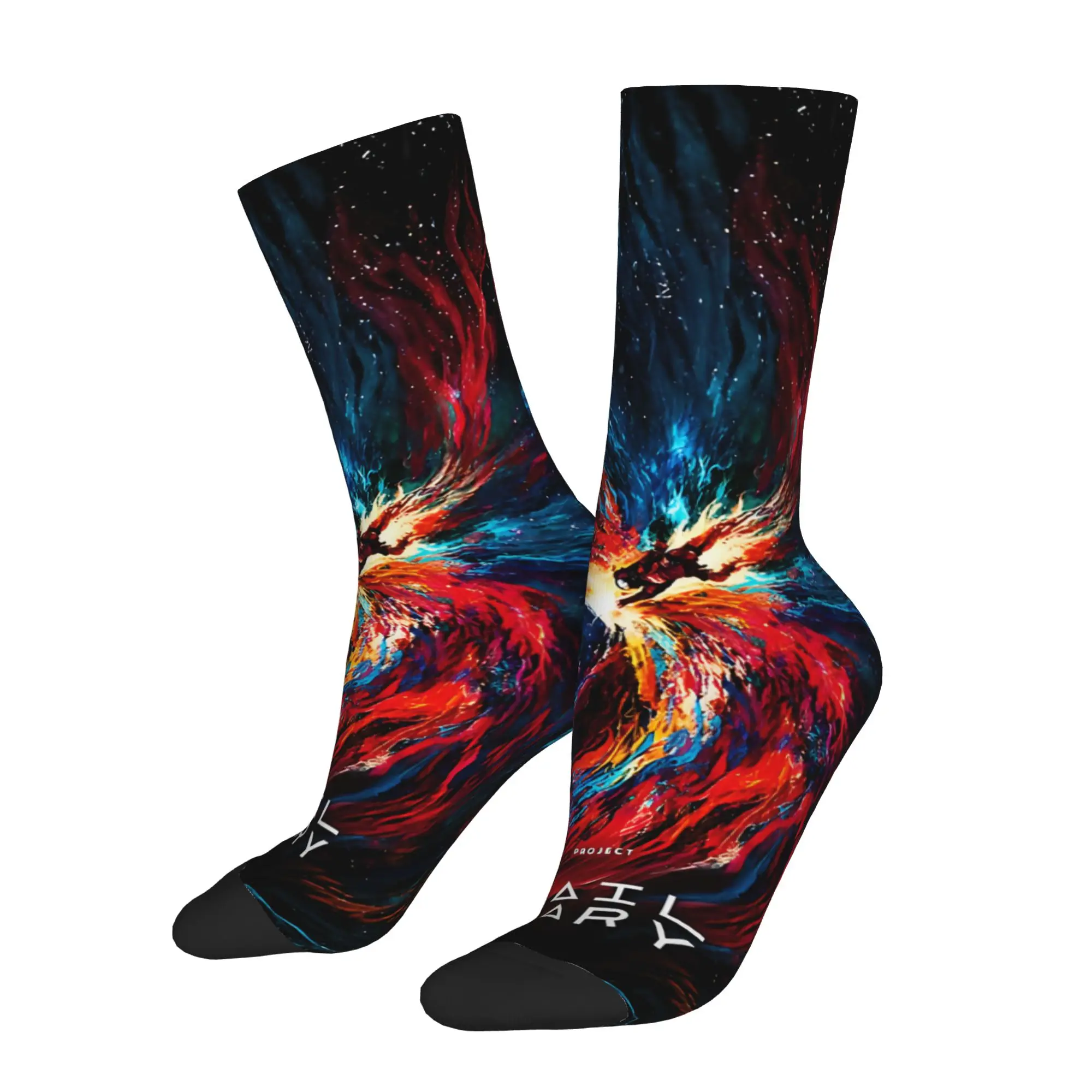 1 Pair Hip Hop Vintage Fist My Bump Movie Crazy Men's Sock Project Hailing Mary Harajuku Pattern Printed Funny Sock