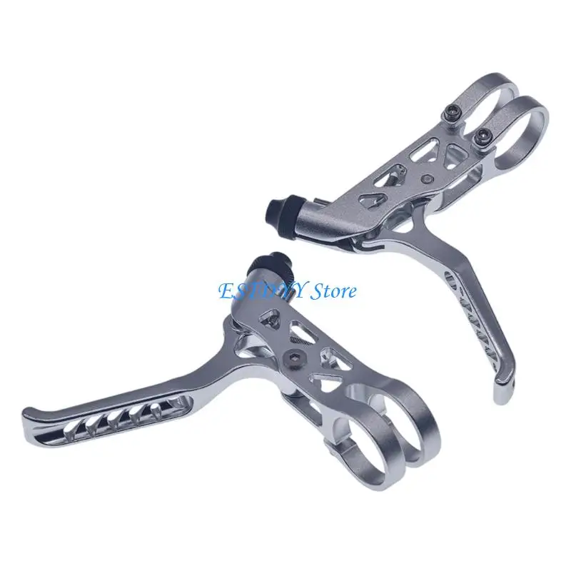 

G6DE 2 шт. эргономичный руль велосипеда, тормозной рычаг, складной велосипед, полые велосипедные тормозные рычаги, сменные для