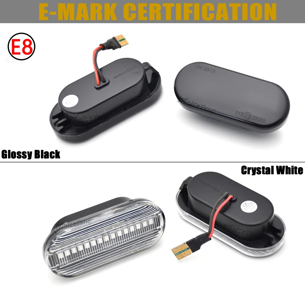 2x Seitenmarkierungsleuchte für Seat Ibiza 6L Cordoba Toledo Leon 1M Skoda Octavia Dynamischer LED-Blinker Blinklicht Blinker – Detail 5