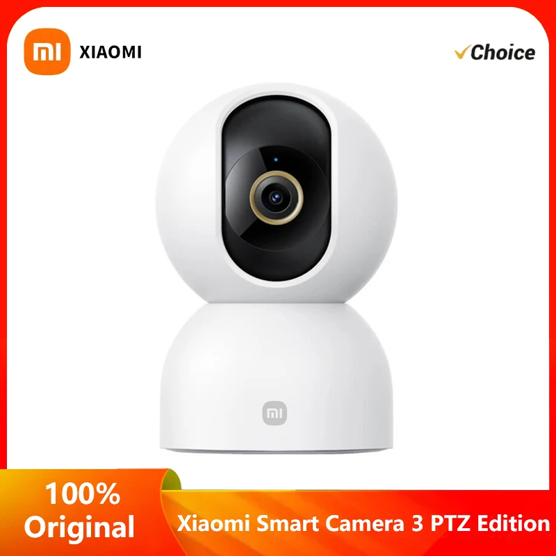

Xiaomi Smart Camera 3 PTZ Version Smart Home 3K Ultra-Low Light Full Color 5mp 360° Panoramic Wifi Move Tracking Conversation