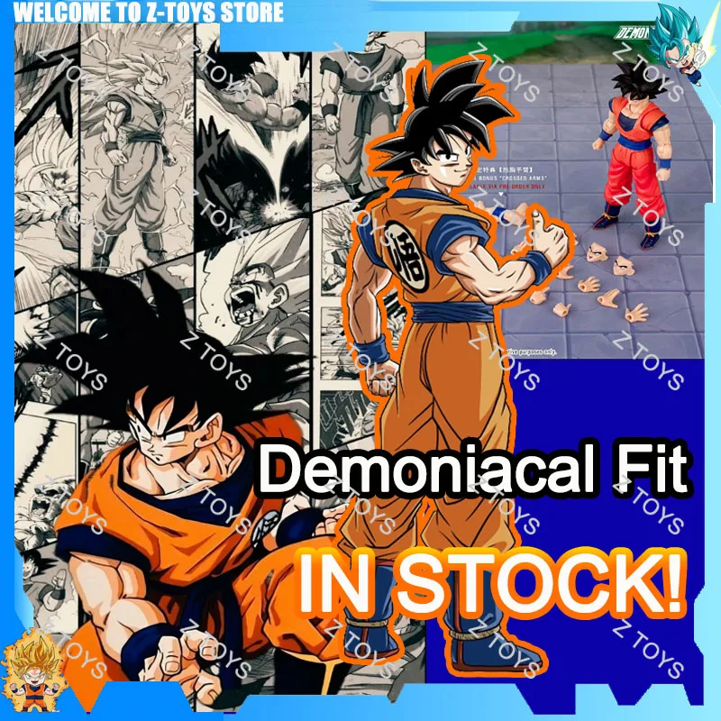 

In Stock Demoniacal Fit DF Dragon Ball Z SHF SSJ Martialist Forever Evolve in Combat Son Goku Anime Action Figures Toys Models