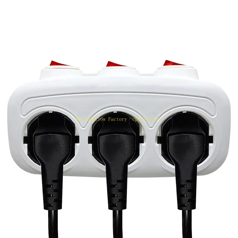 European style one to three independent switches