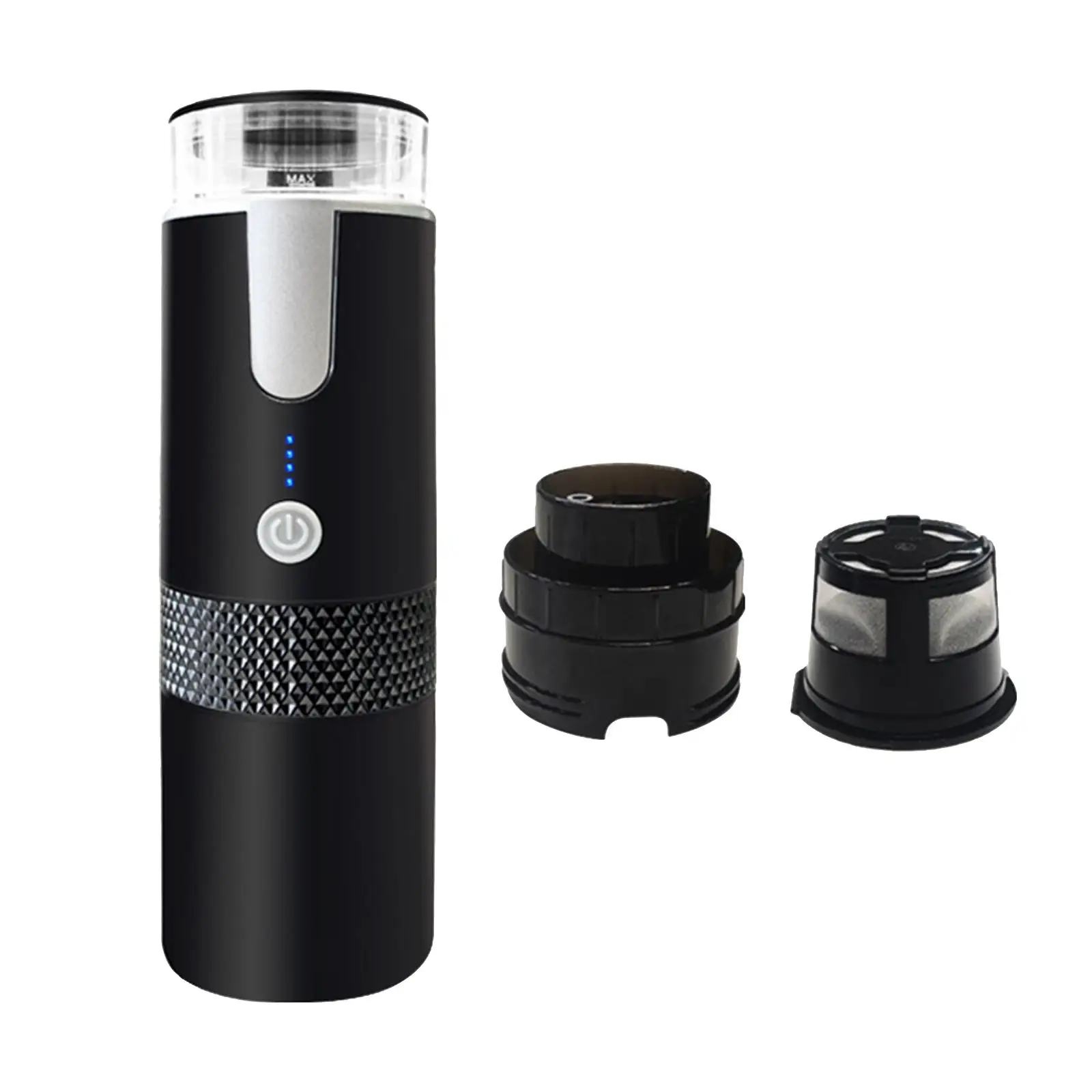 ماكينة صنع القهوة الكهربائية الصغيرة USB، ماكينة صنع القهوة بشحن USB للسفر وحقائب الظهر