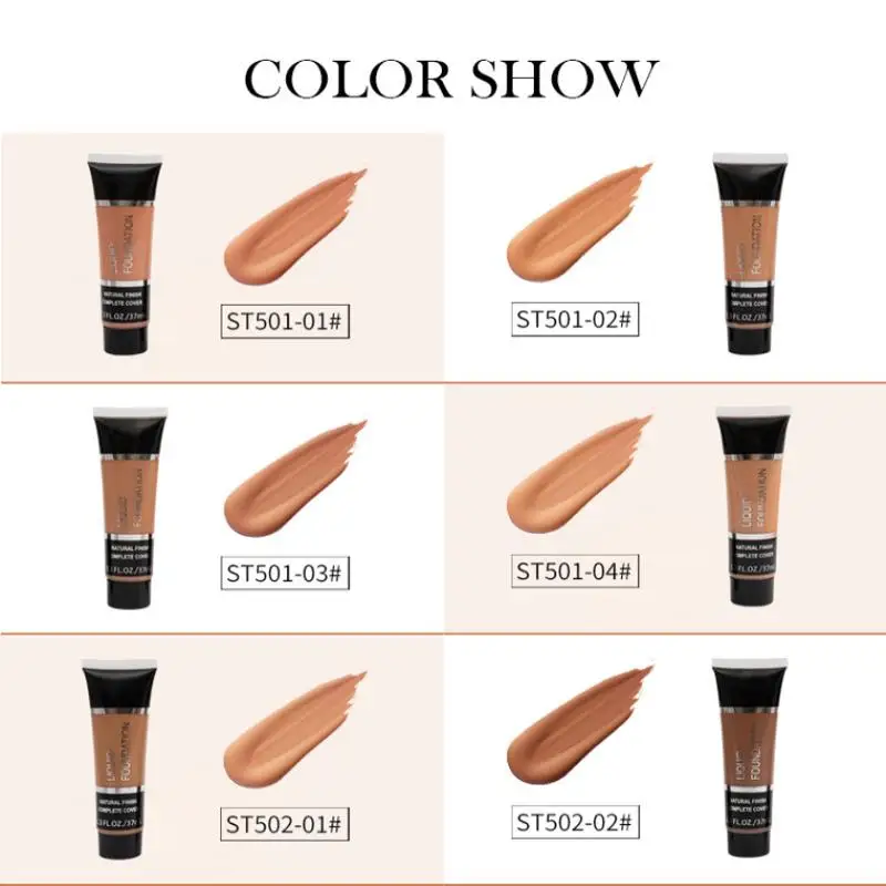 BSIMONE Liquid Concealer Foundation Face Invisible Pores Full Coverage Dark Spots Brighten Skin Oil Control Cosmetics Waterproof