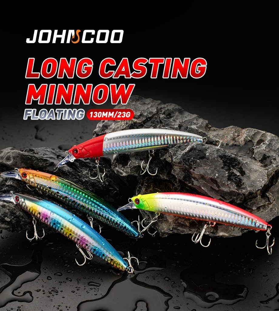 Ensemble de leurres de pêche Jerkbait Minnow Crankbemberg, kit d'appâts