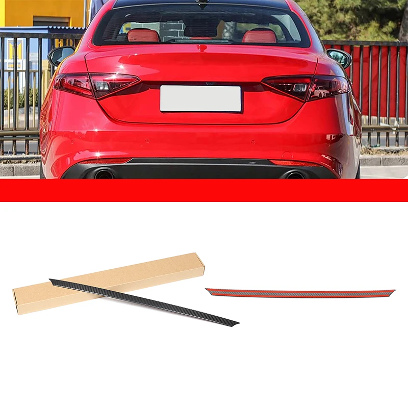 

Rear Tailgate Trim Strip Car Trim Moulding Strip Rear Trunk Decorative Strip Car Accessories For Alfa Romeo Giulia 952 2017-2020