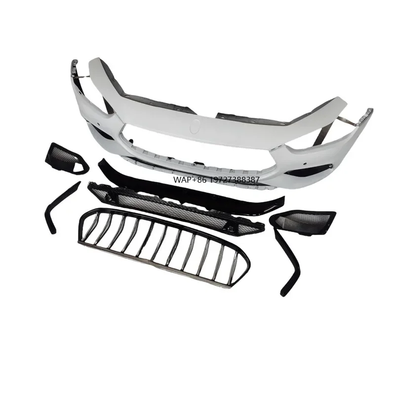 

High Quality PP Material GTS Style Body Kit Front Bumper With Front Grill for Ghibli