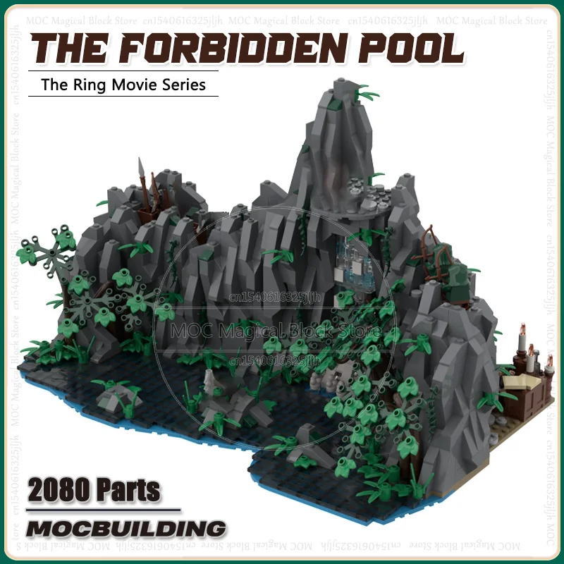 Movie Scene Model The Forbidden Pool UCS Moc Building Blocks DIY Assembly Technology Bricks Collection Toys Dispaly Xmas Gifts