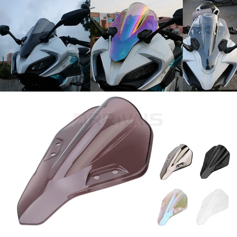 Motorcycle Front Wind Screen Deflectors Windshield For CFMOTO 250SR 300SR 2019-2021 Accessories