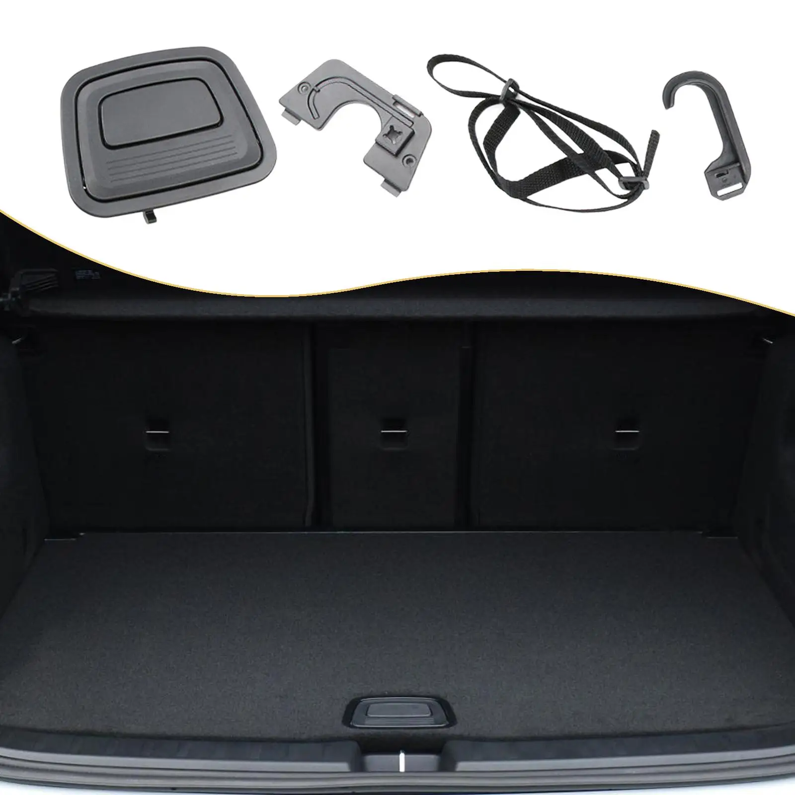 

Trunk Mat Carpet Switch Handle Utility Accessory for Mercedes-benz