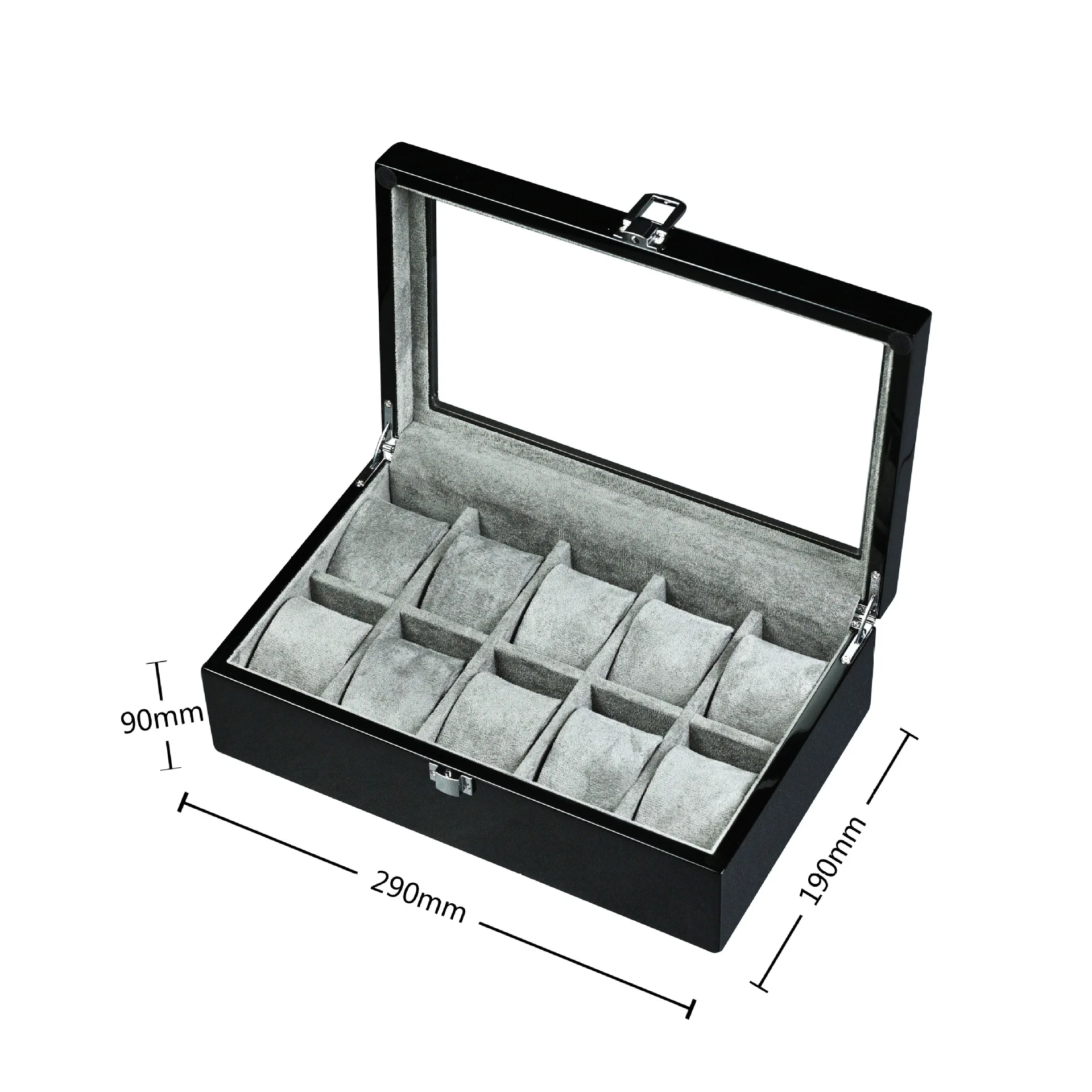 

Watch storage box display box high-gloss paint high-end portable household storage watch box