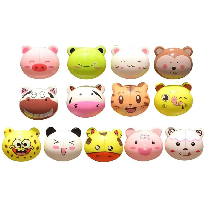 Suction Cup Toothbrush Holder Bathroom Accessories Set Tool Wall Suction Holder Animal Cute Cartoon Animals