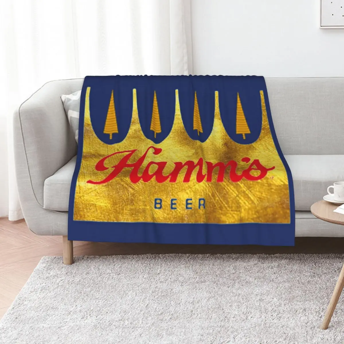 Hamms beer Classic T-Shirt Throw Blanket Soft Beds Luxury Thicken blankets and throws heavy to sleep Warm Weighted Blankets